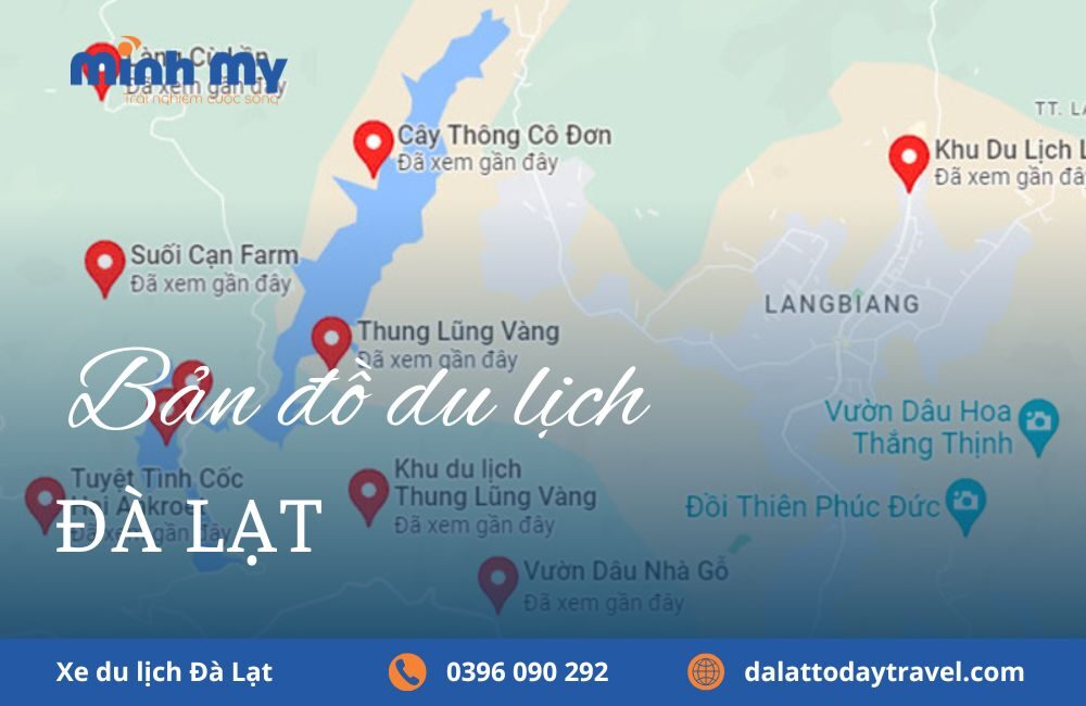 “Lụm ngay” bản đồ du lịch Đà lạt trong lòng bàn tay