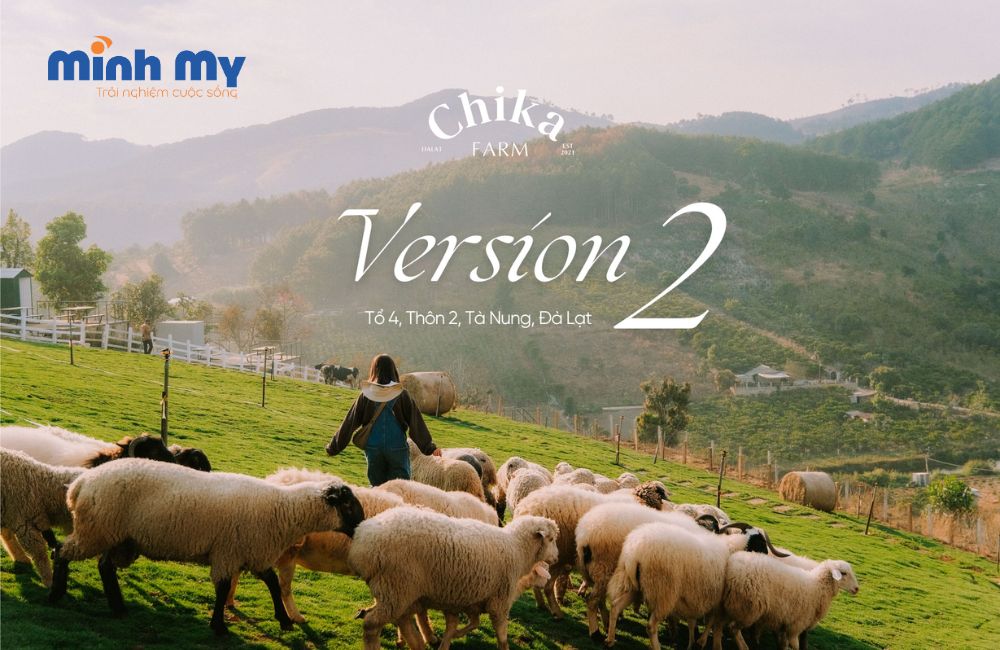 Review Nông trại cừu Chika Farm Đà Lạt theo phong cách Châu Âu