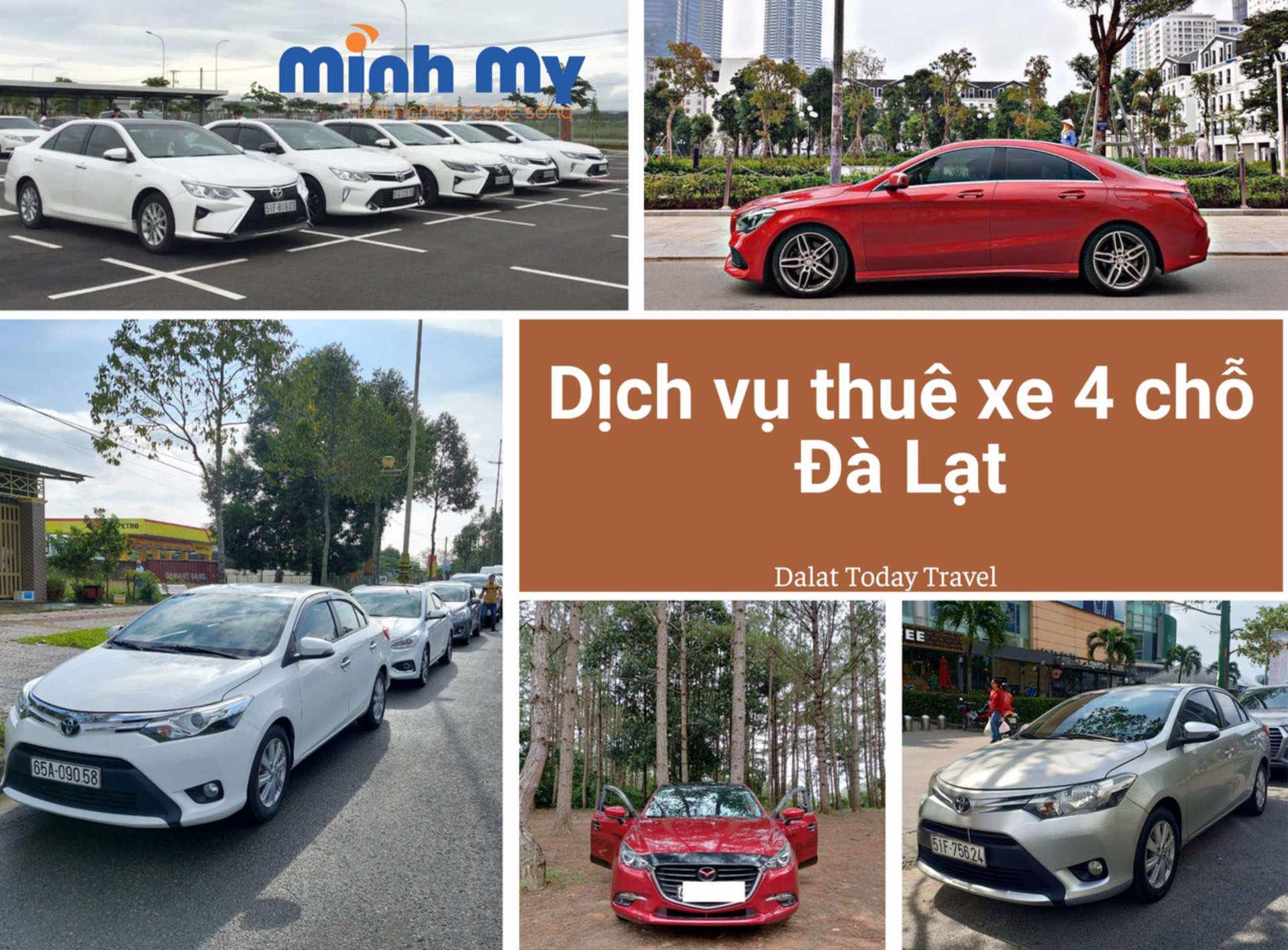 Bảng giá dịch vụ thuê xe 4 chỗ Đà Lạt giá rẻ
