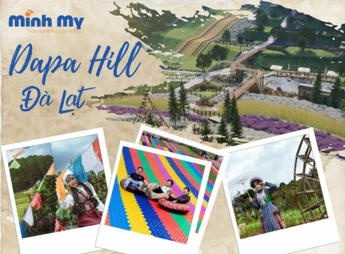 Tới ngay Dapa Hill Đà Lạt trải nghiệm máng trượt 7 sắc cầu vồng