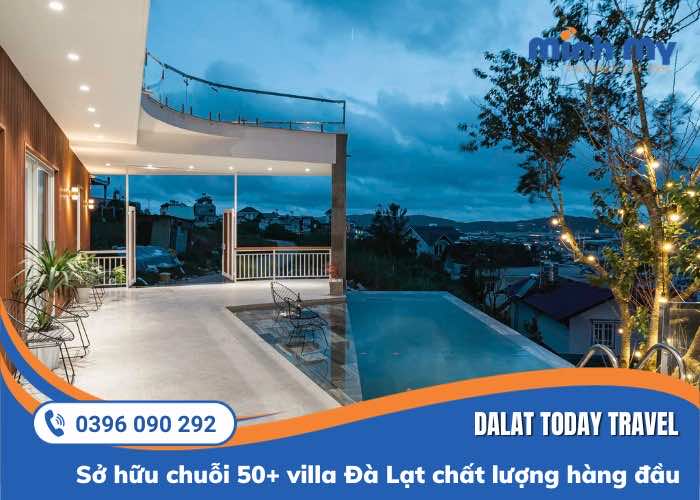 TOP 8 Villa Đà Lạt có hồ bơi đẳng cấp không kém resort