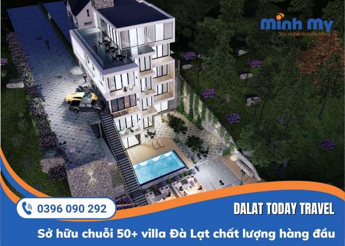TOP 8 Villa Đà Lạt có hồ bơi đẳng cấp không kém resort