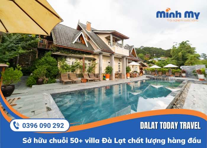 TOP 8 Villa Đà Lạt có hồ bơi đẳng cấp không kém resort