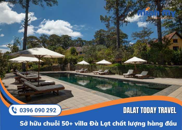 TOP 8 Villa Đà Lạt có hồ bơi đẳng cấp không kém resort