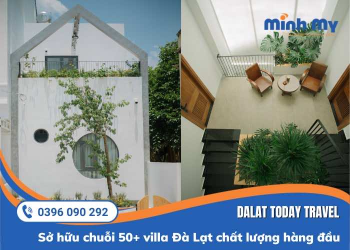 8 Villa Đà Lạt gần trung tâm view toàn thành phố, giá tốt