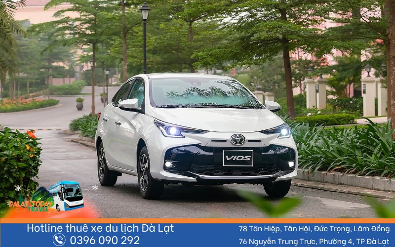 Thuê xe du lịch Đà Lạt Toyota Vios