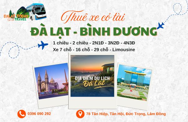 Thuê xe Đà Lạt đi Bình Dương