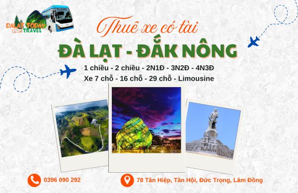 Thuê xe Đà Lạt đi Đắk Nông