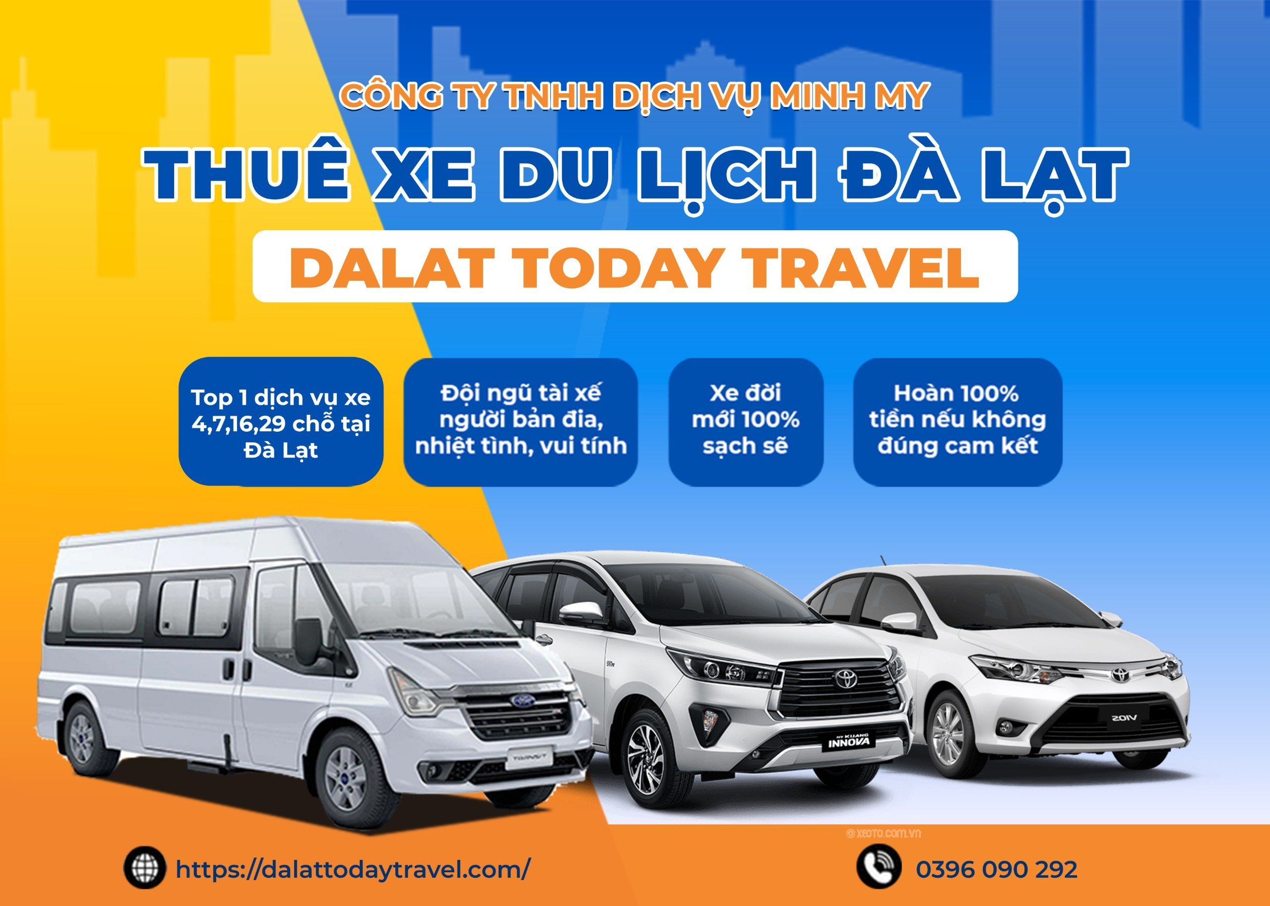 Thuê xe Đà Lạt đi Vũng Tàu