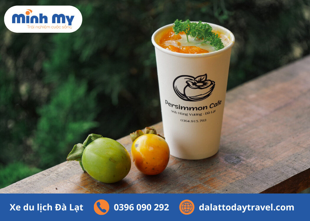 Đồ uống tại Cafe Persimmon Đà Lạt