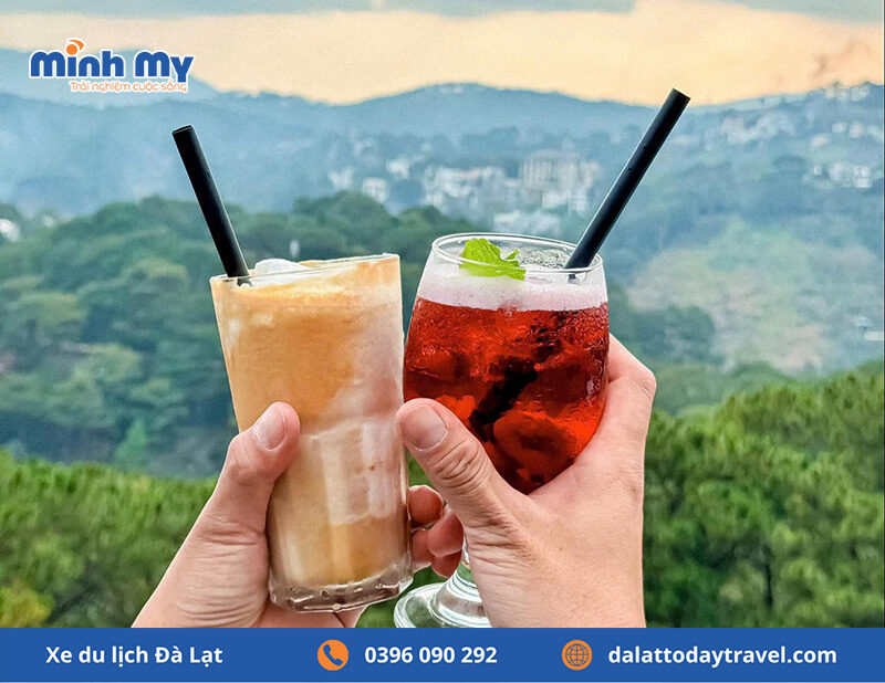 Thưởng thức Đồ uống tại Cafe Đà Lạt View
