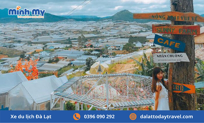 Vị trí săn mây Sunny Farm Đà Lạt